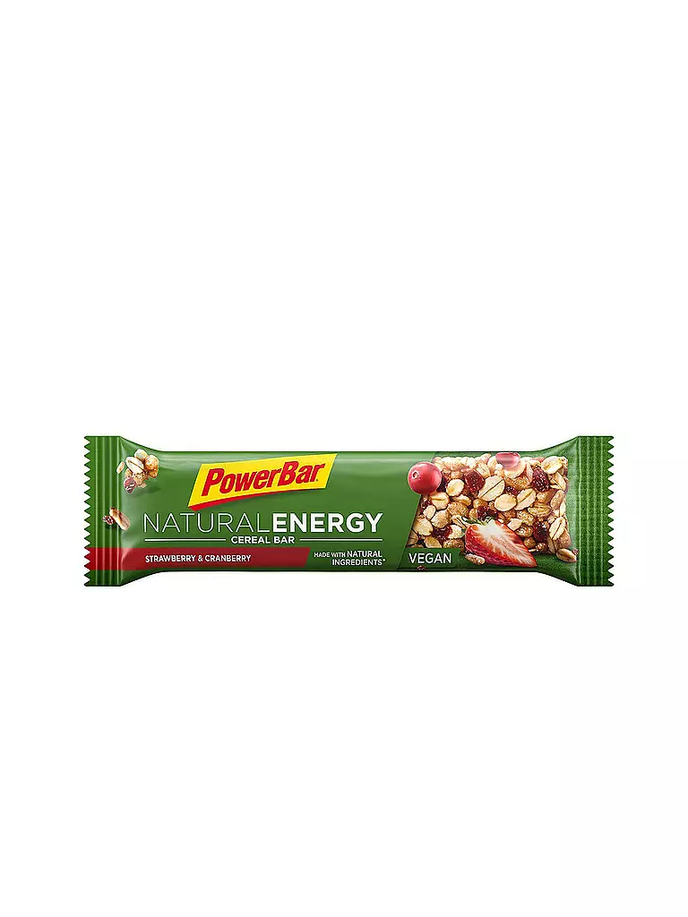 Power Bar Energieriegel Natural Energy Cereal Strawberry Cranberry G Gr N